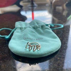 Tiffany “Love” ring size 6